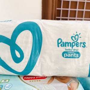 Bỉm Pampers Baby Dry UK quần số 4 (54 miếng)
