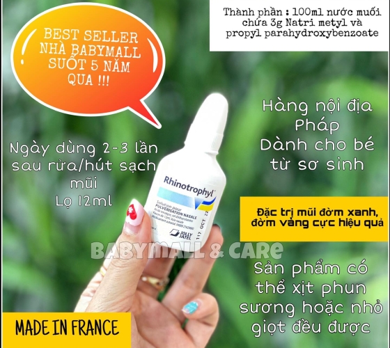 Rhinotrophyl thuốc nhỏ mũi Pháp