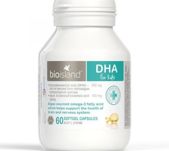 Vitamin Bio Island DHA cho trẻ 60v