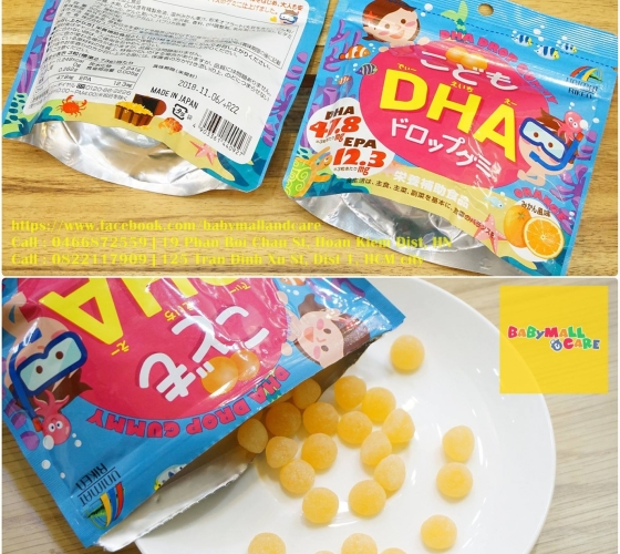 Kẹo bổ sung DHA 90v